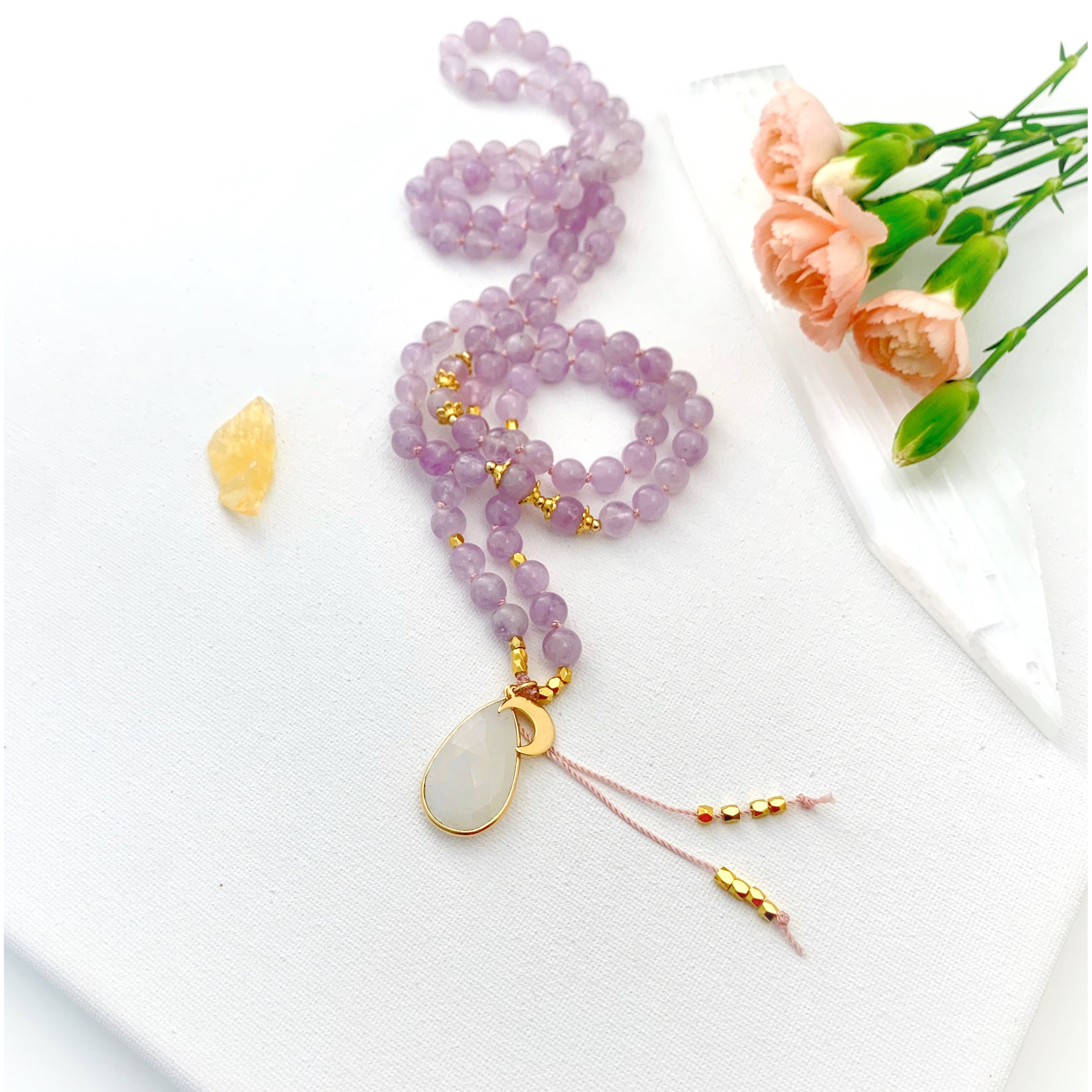 Spiritual Goddess Mala Necklace - Vibe Jewelry