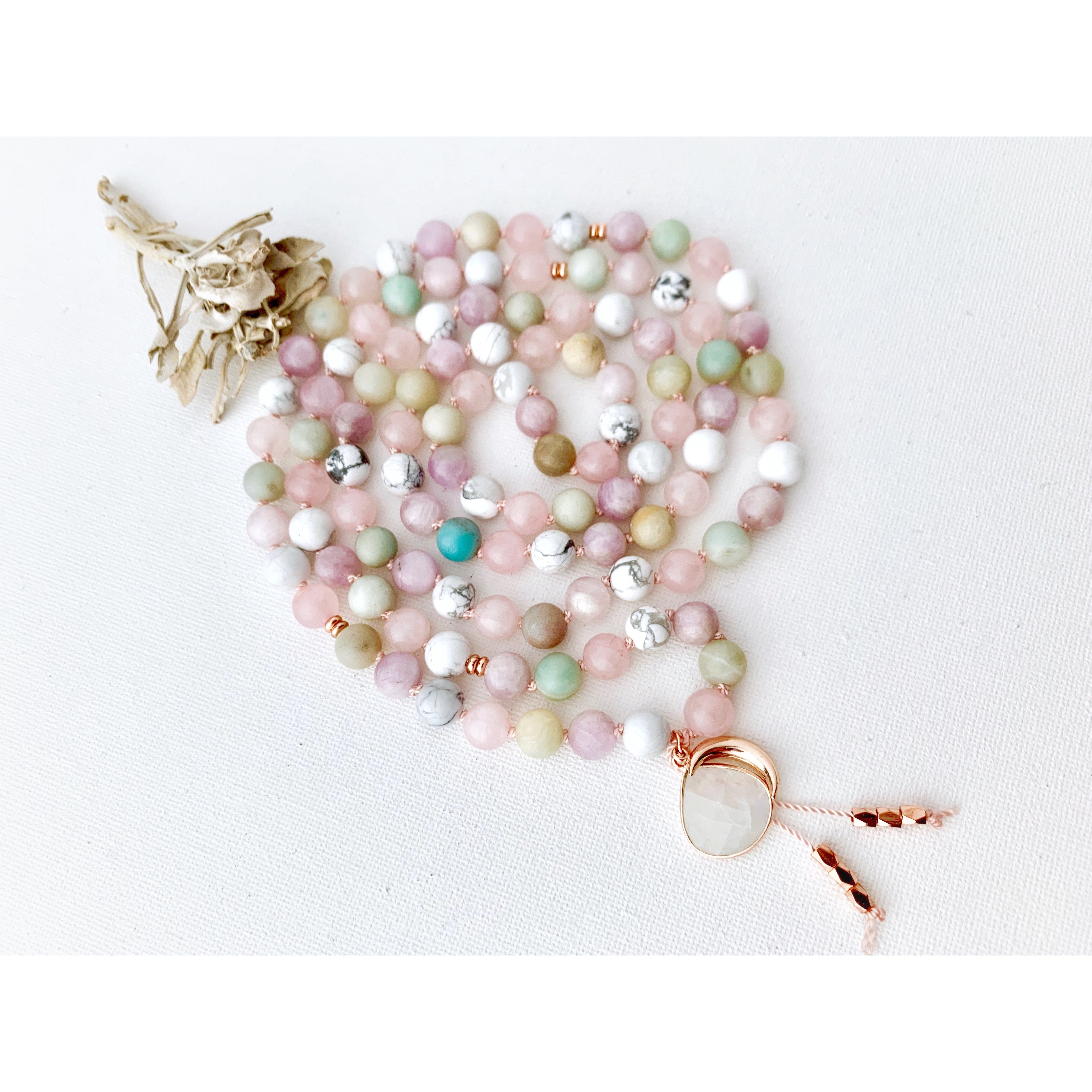 Moon Goddess Mala Necklace - Vibe Jewelry