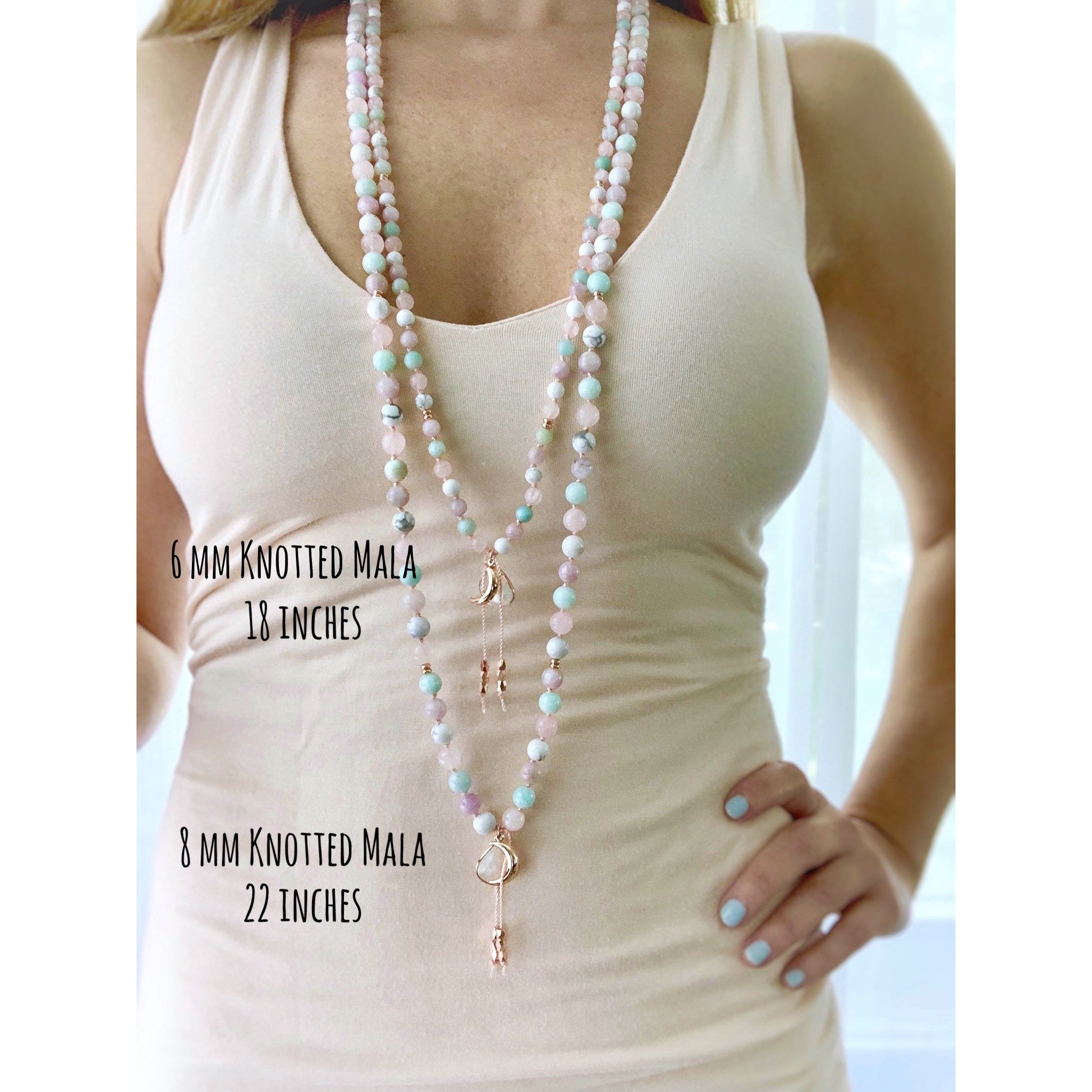 Serenity Goddess Mala Necklace - Vibe Jewelry