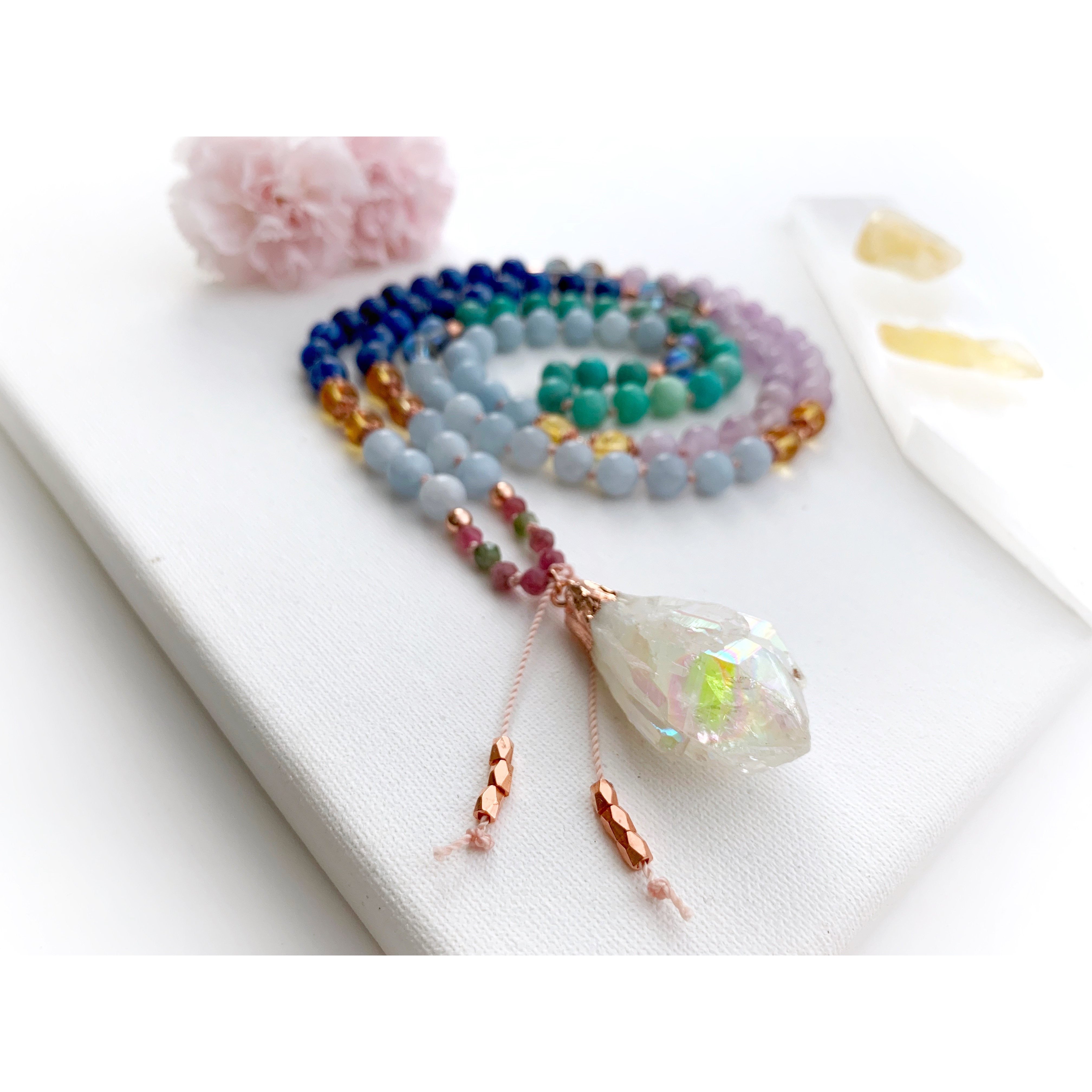 Wisdom Goddess Mala Necklace - Vibe Jewelry