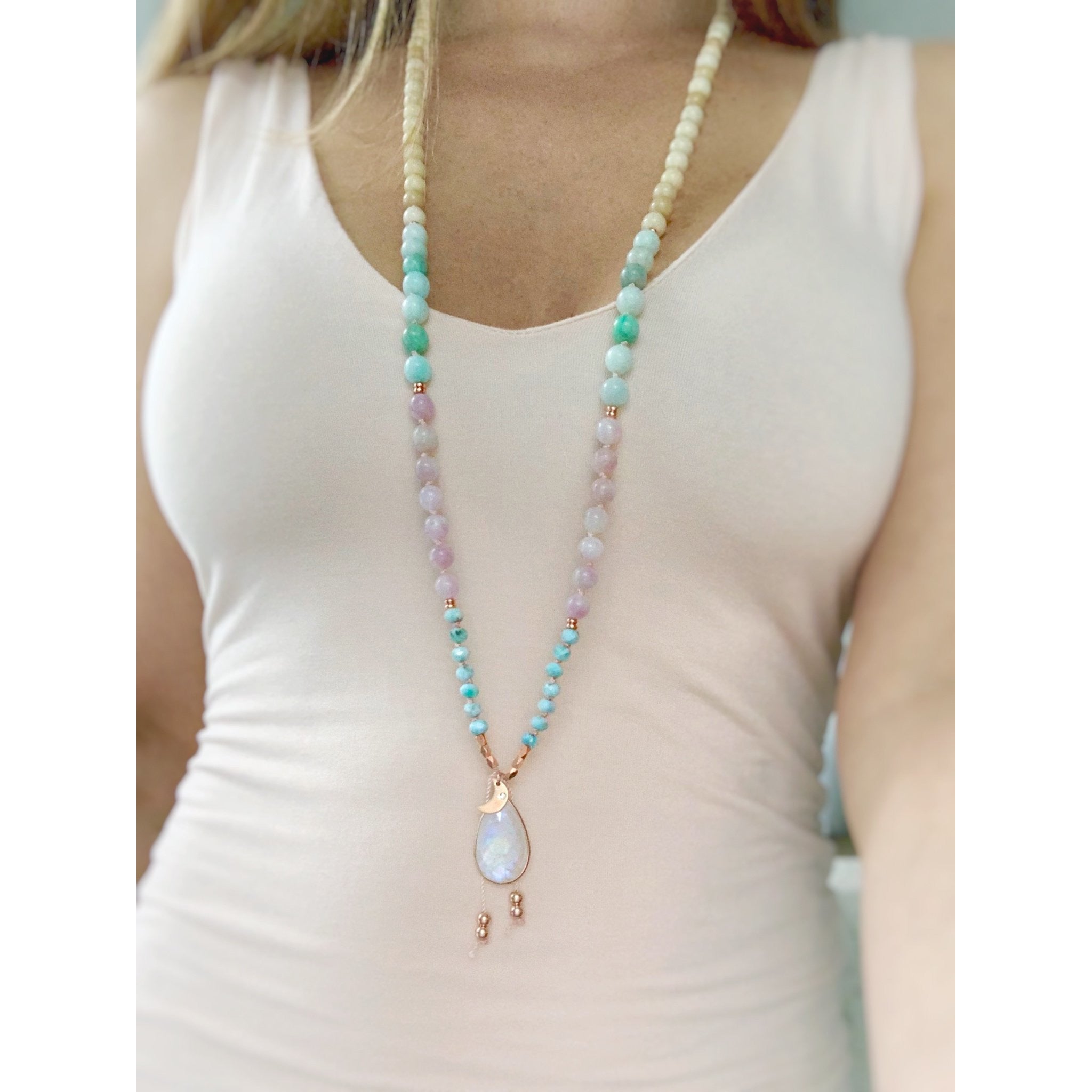 Metamorphosis Moon Mala Necklace - Vibe Jewelry