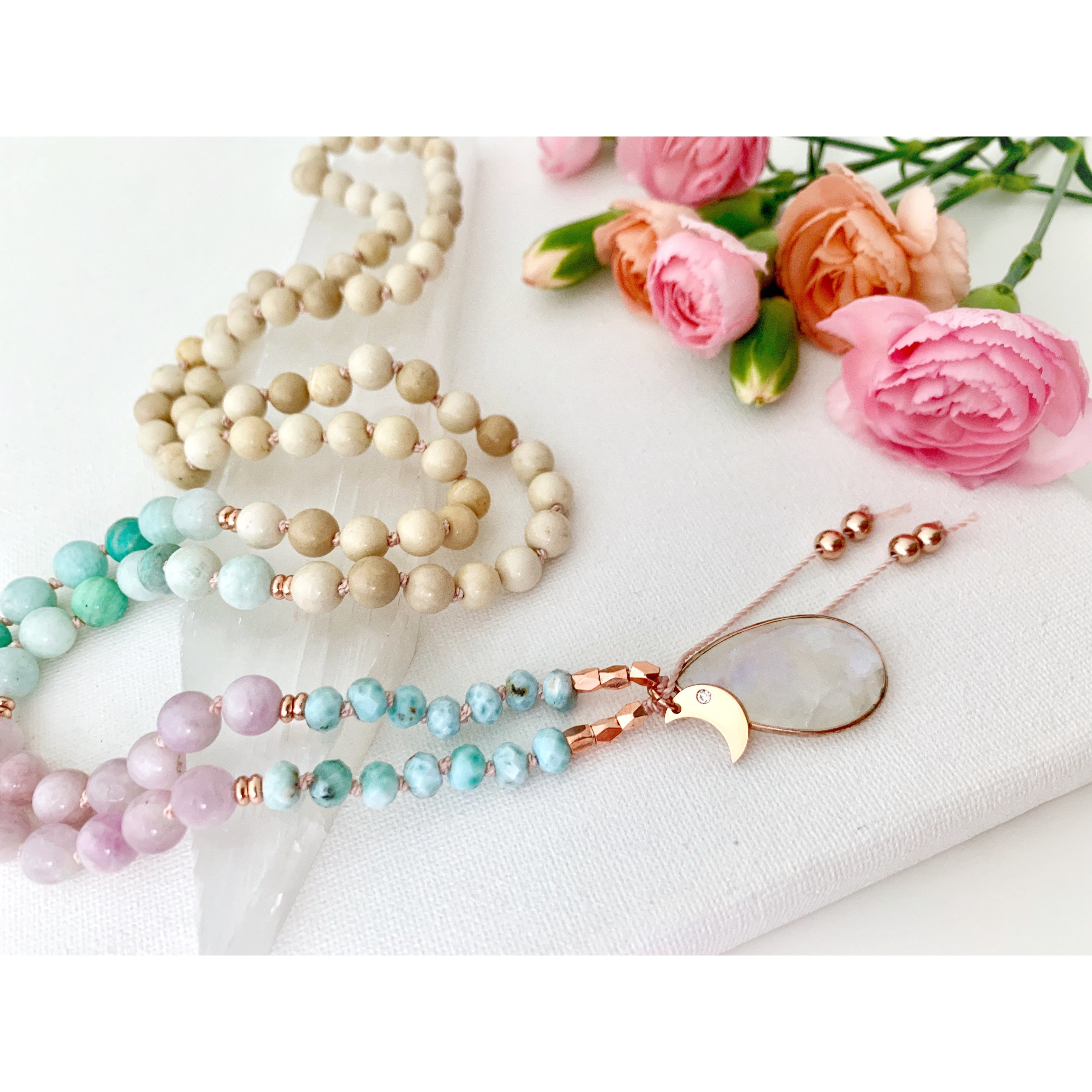Metamorphosis Moon Mala Necklace - Vibe Jewelry