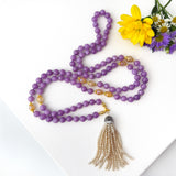 Amethyst Sky Mala Necklace