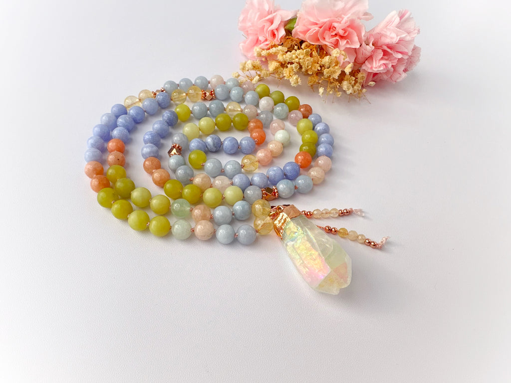 Buy Western Bone Bead Mala Necklace Set With Oxidised Plating 690013 |  Kanhai Jewels