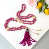 Crimson Mala Necklace