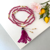 Crimson Mala Necklace