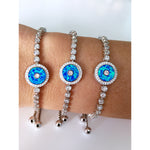 Opal Evil Eye Bracelet - Vibe Jewelry