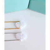 Opal Hamsa Necklace - Vibe Jewelry