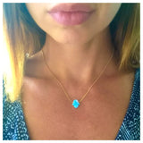 Opal Hamsa Necklace - Vibe Jewelry