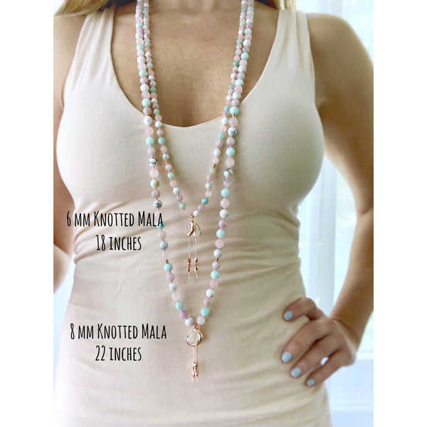 Empower Moon Goddess Mala Necklace - Vibe Jewelry